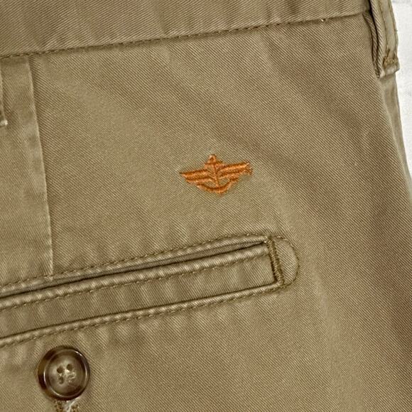 Dockers Men’s Classic Fit Tan Flat Front Pants, 40x32, Pre-owned - Picture 3 of 6